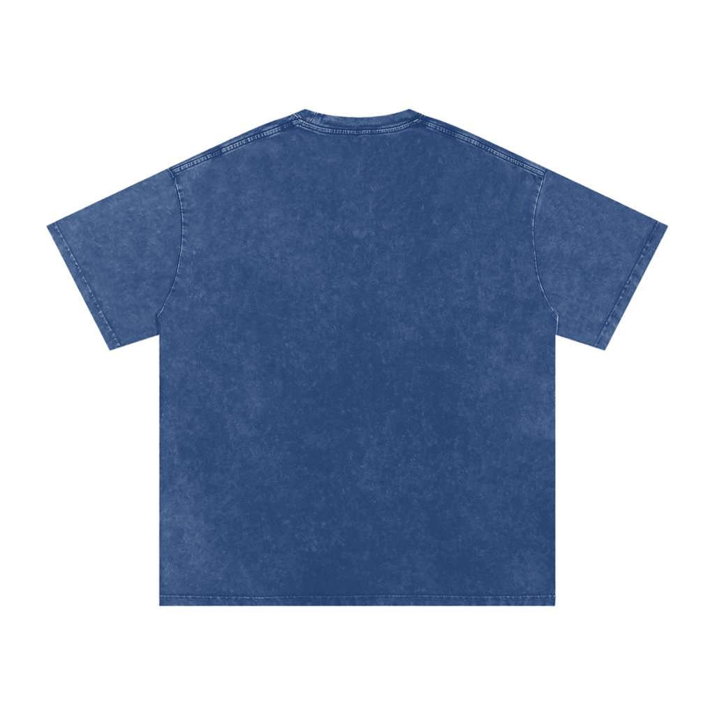 GTG - Snow Washed Oversized Cotton T-Shirt