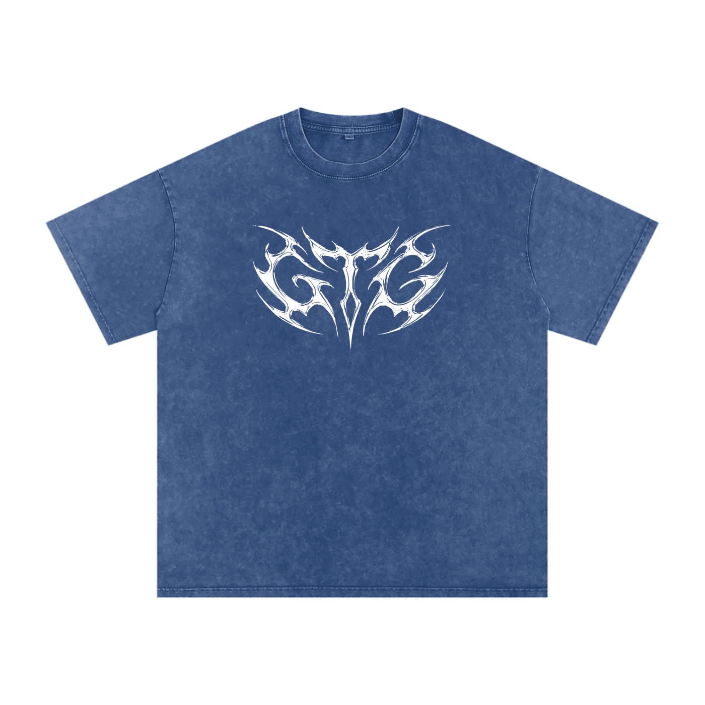 GTG - Snow Washed Oversized Cotton T-Shirt