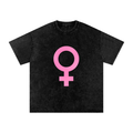 Venus - Snow Washed Oversized Cotton T-Shirt