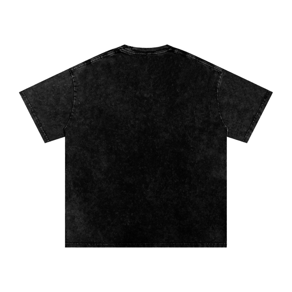 GTG - Snow Washed Oversized Cotton T-Shirt
