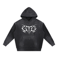 GTG - Vintage Washed Frayed Fleece Hoodie