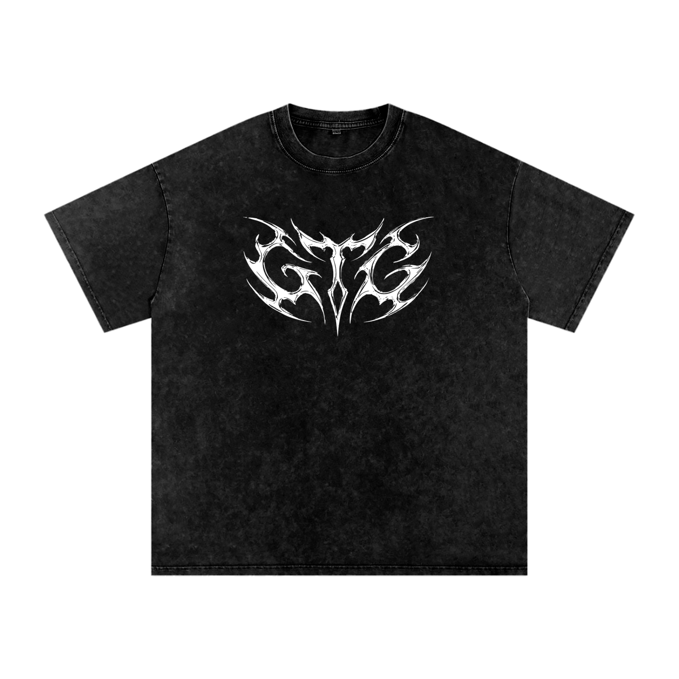GTG - Snow Washed Oversized Cotton T-Shirt